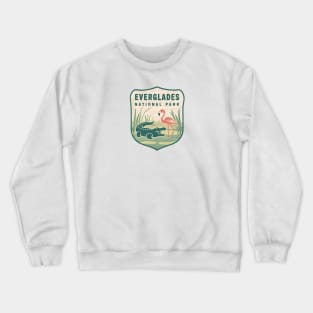 Everglades National Park Vintage Emblem Crewneck Sweatshirt